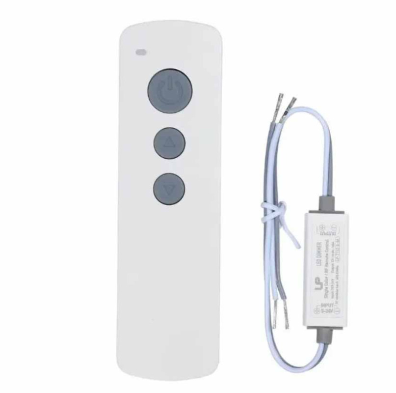 Диммер одноцветный T112-S Mini RF 5A белый с пультом LEDS POWER